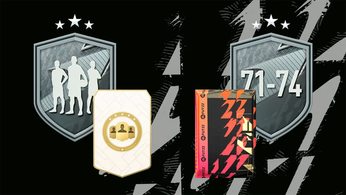 FIFA 22 Ultimate Team SBC Elección jug. Estrellas Plata y Triple mejora 71-74