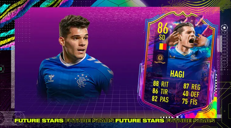 Imagen de FIFA 22: ¿Merece la pena Ianis Hagi Future Stars? + Solución del SBC