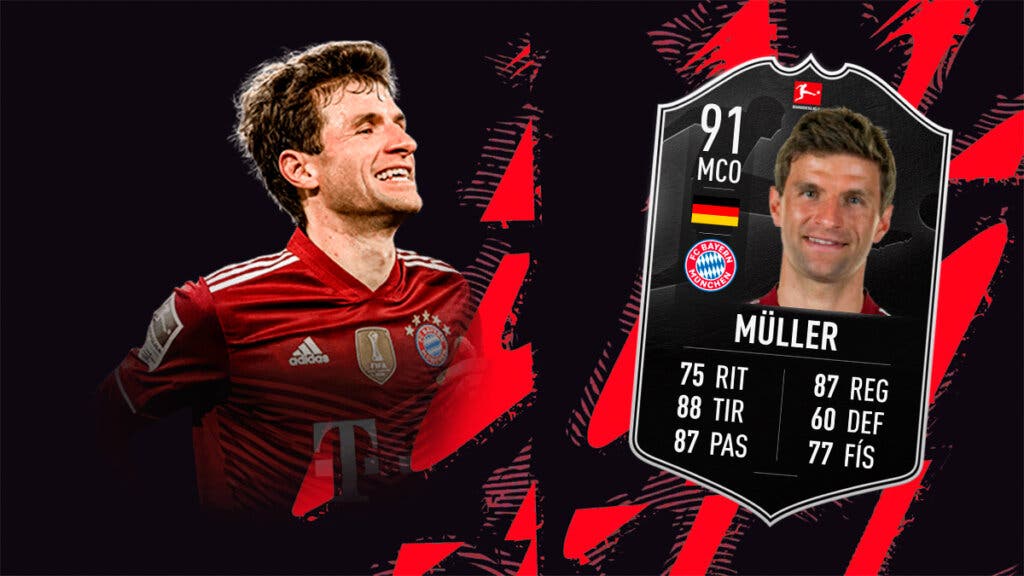 FIFA 22 Ultimate Team SBC Müller POTM Bundesliga enero