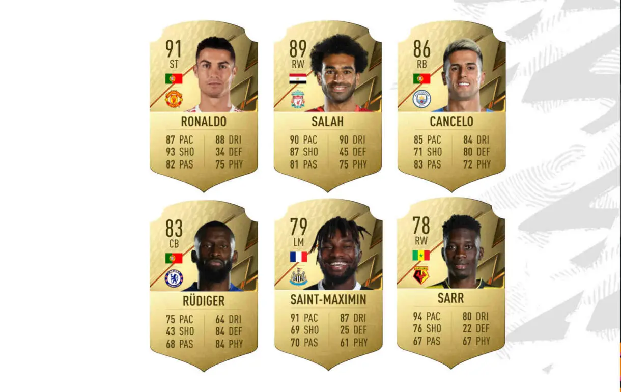 Candidatos POTM Premier League septiembre FIFA 22 Ultimate Team