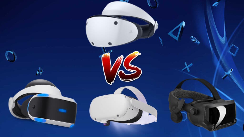 Comparación entre las PS VR2 y el resto de dispositivos VR