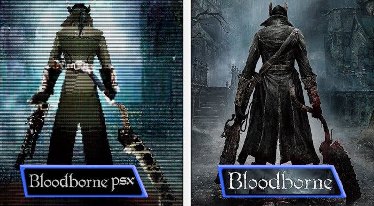 Imagen de Ojo a la comparativa entre Bloodborne de PS4 y PSX la calidad del demake no tiene limites