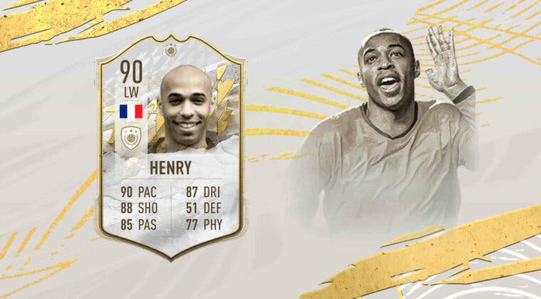 Imagen de FIFA 22 Icon Swaps: ¿Recomendable o poco interesante? Review Thierry Henry Medio