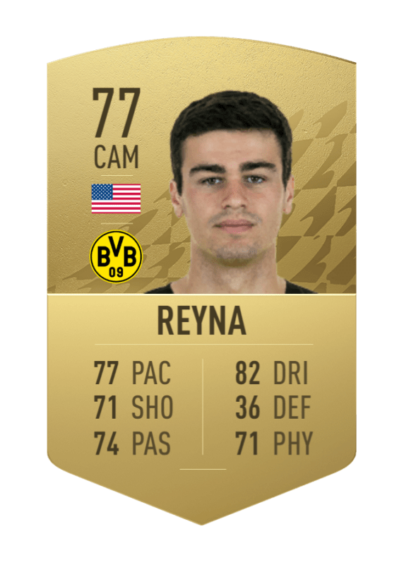 Carta Reyna oro no único FIFA 22 Ultimate Team