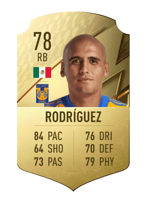 Carta oro único Luis Rodríguez FIFA 22 Ultimate Team