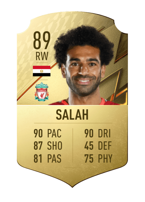 Carta Salah oro único FIFA 22 Ultimate Team