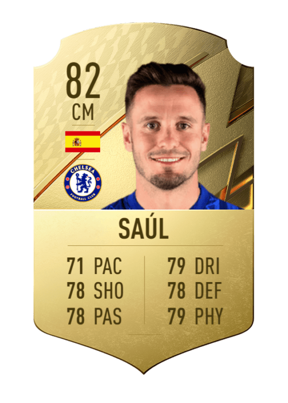 Carta Saúl oro único FIFA 22 Ultimate Team