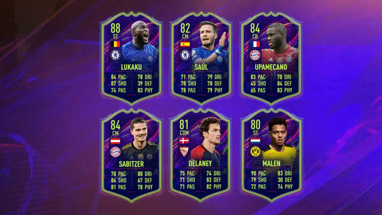 Cartas OTW cuatro victorias FIFA 22 Ultimate Team