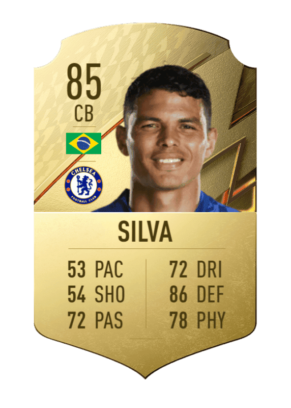 Carta Thiago Silva oro único FIFA 22 Ultimate Team