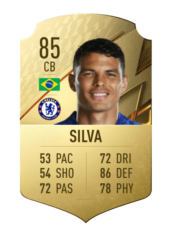 Carta Thiago Silva oro único FIFA 22 Ultimate Team