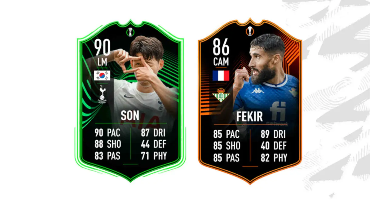 Cartas RTTK de Son y Fekir (sin victorias) FIFA 22 Ultimate Team