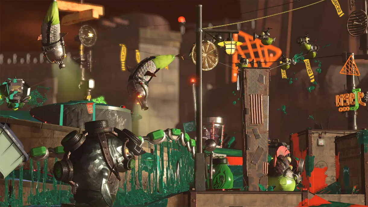 splatoon grandes salmonidos