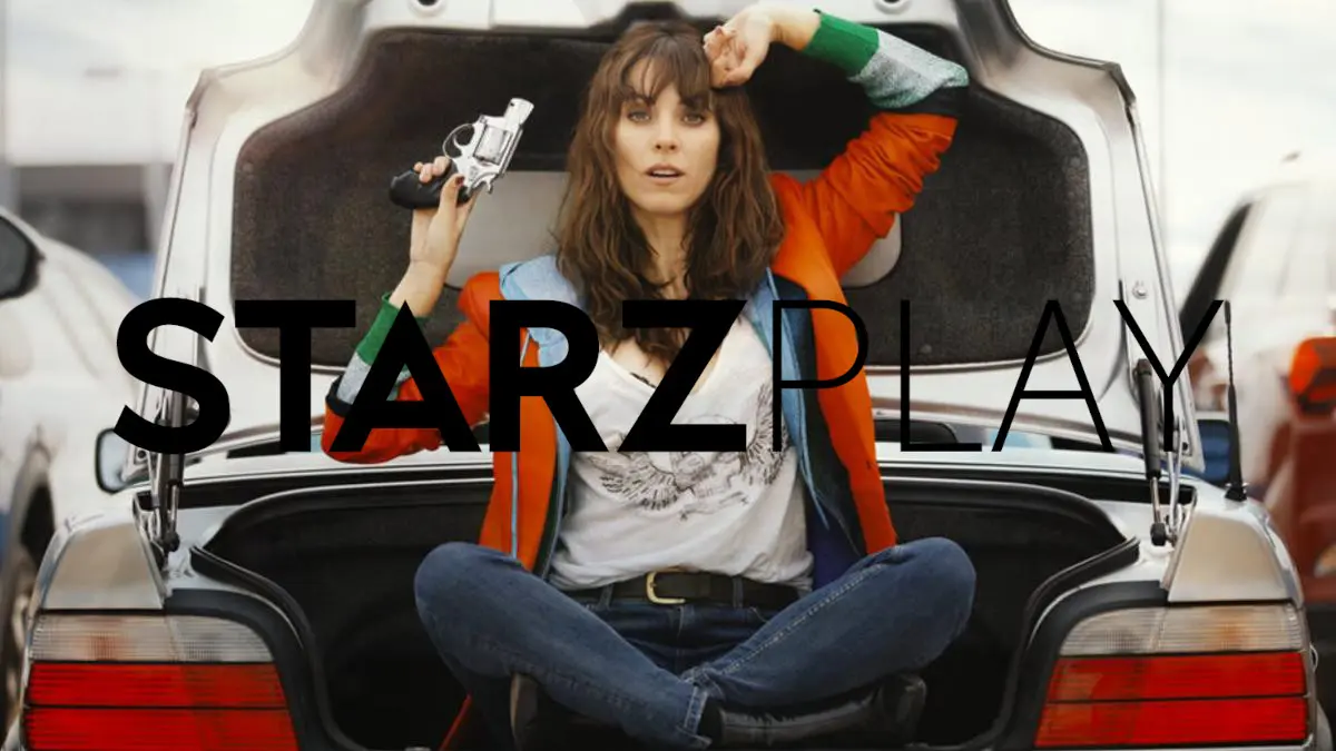 Maggie Civantos en un maletero de un coche para Starzplay