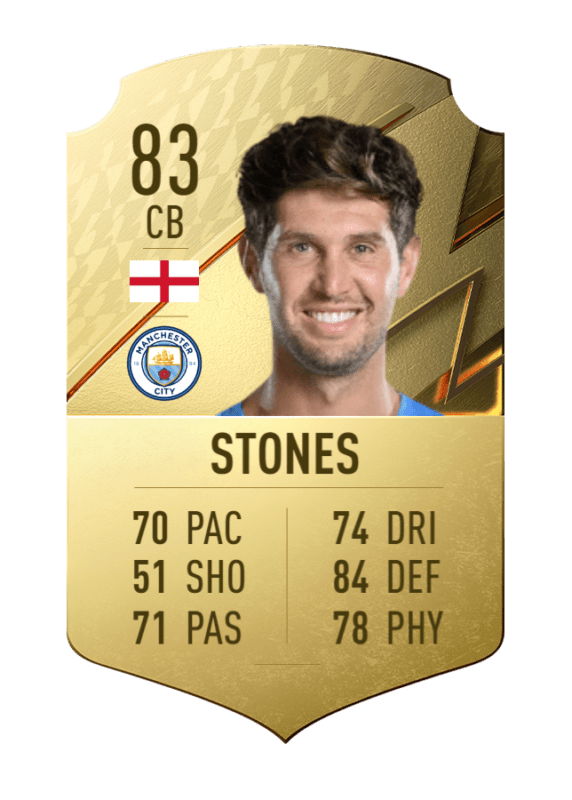 Carta Stones oro único FIFA 22 Ultimate Team