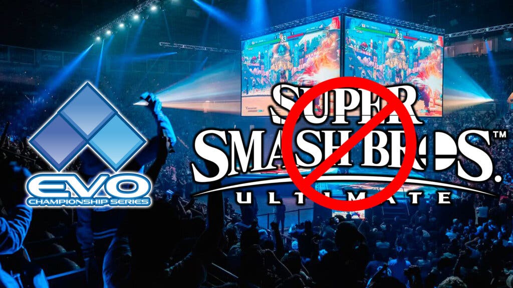 Anuncio de Super Smash Bros sobre el EVO 2022