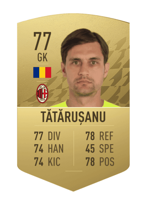 Carta Tatarusanu oro no único FIFA 22 Ultimate Team