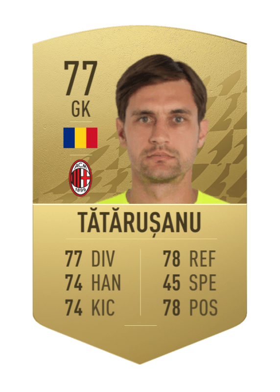 Carta Tatarusanu oro no único FIFA 22 Ultimate Team