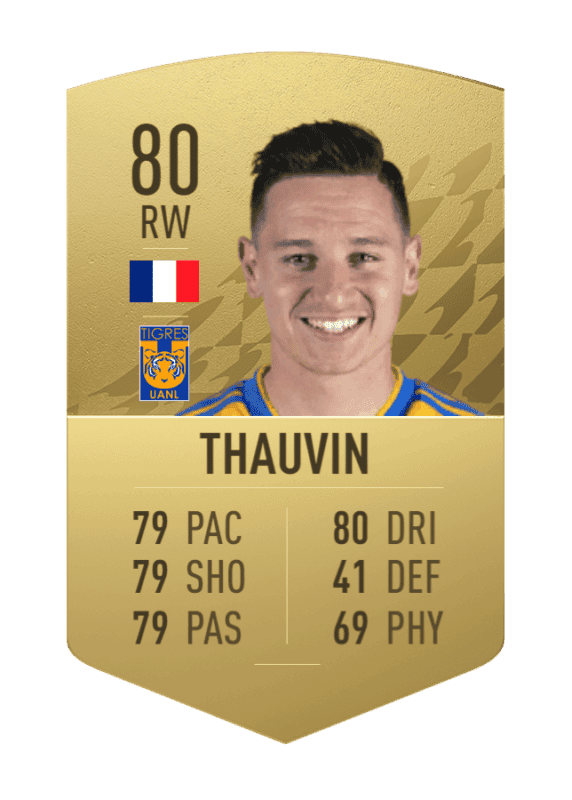 Carta oro no único Thauvin FIFA 22 Ultimate Team
