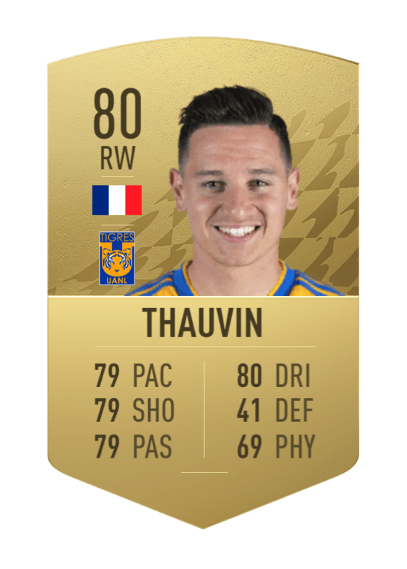 Carta oro no único Thauvin FIFA 22 Ultimate Team