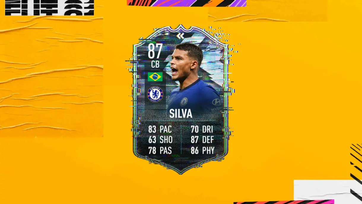 Carta inventada de Thiago Silva Flashback para FIFA 21 Ultimate Team