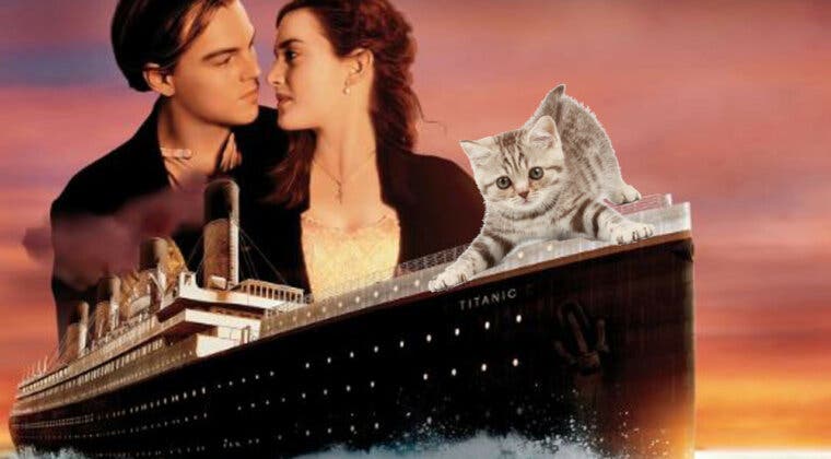 Imagen de Titanic con gatos, la loca idea que se ha hecho viral y arrasa en Twitter