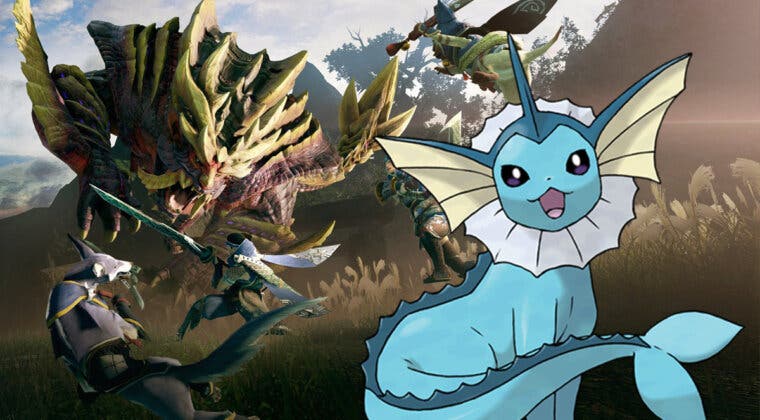 Imagen de Un fan de Pokémon imagina cómo sería Vaporeon en Monster Hunter