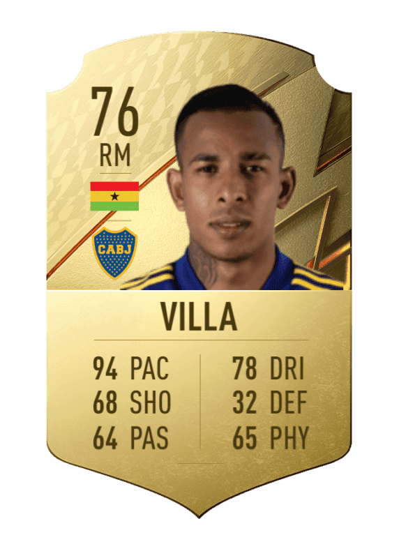 Carta Villa oro único FIFA 22 Ultimate Team