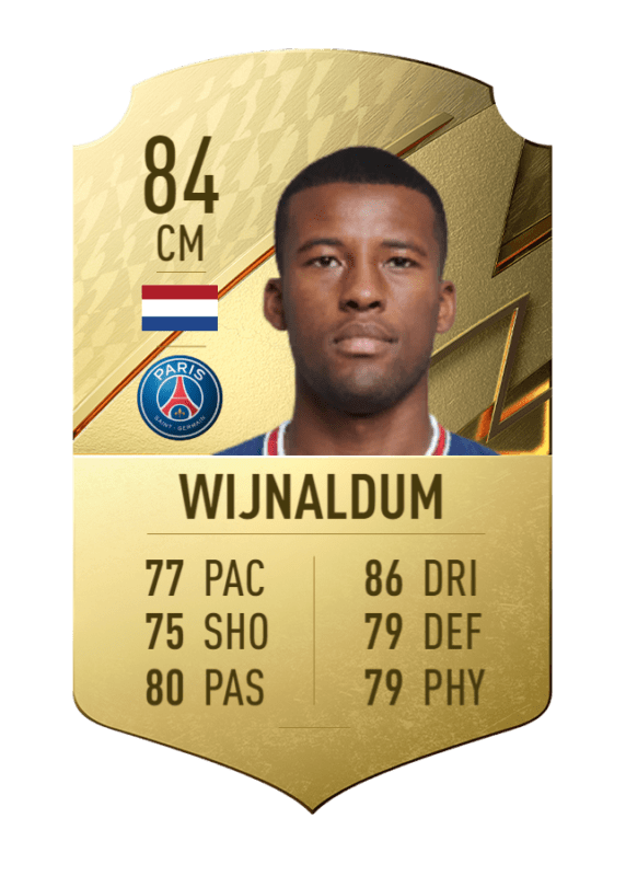 Carta Wijnaldum oro único FIFA 22 Ultimate Team