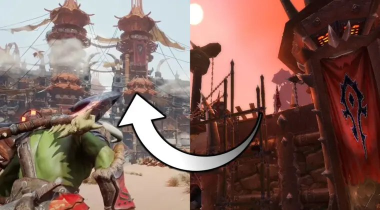 Imagen de Fan de World of Warcraft recrea las Puertas de Orgrimmar en Unreal Engine 5 así de increíble