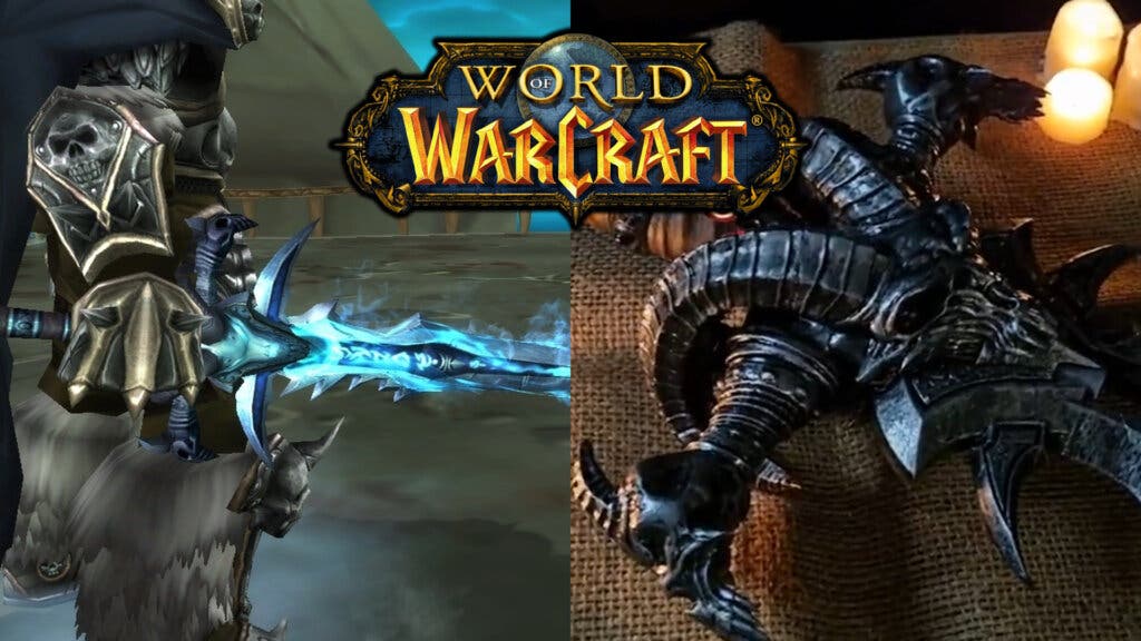 Réplica de una de las armas de World of Warcraft