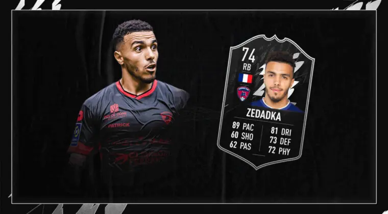 Imagen de FIFA 22: estos son los números de Zedadka IF, la nueva carta gratuita de Francia y Ligue 1