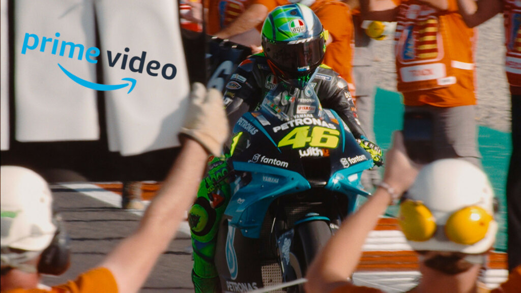 Escena del documental MotoGP Unlimited de Amazon Prime Video