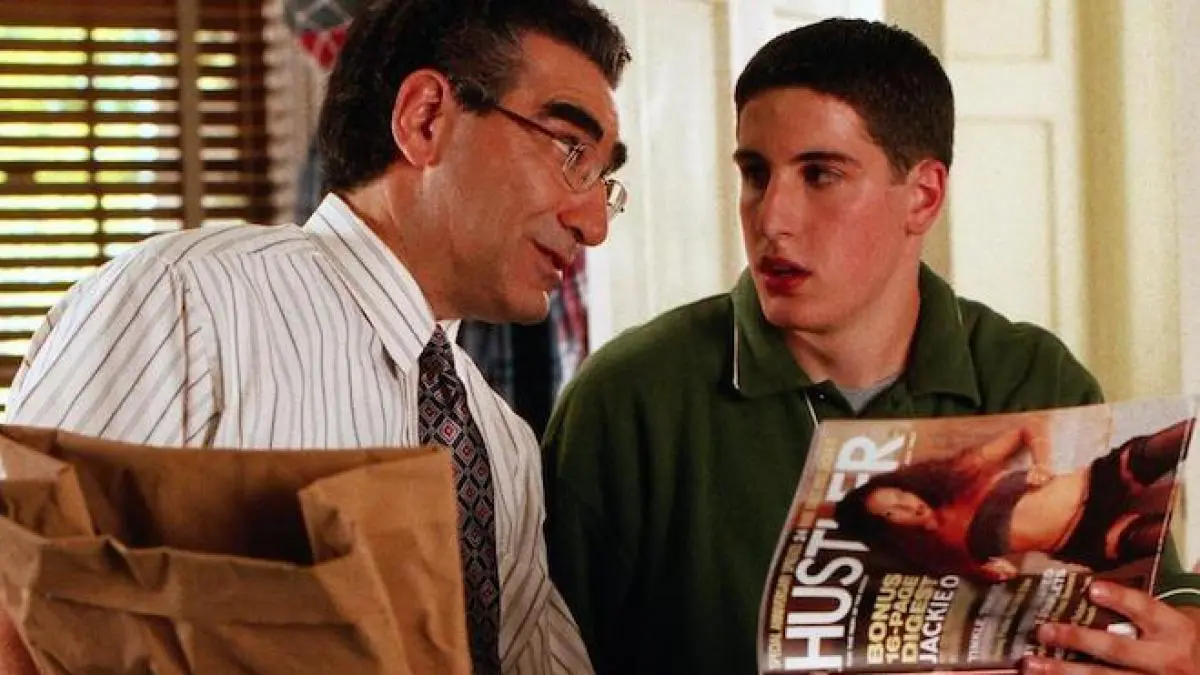 El protagonista de American Pie, junto a su padre