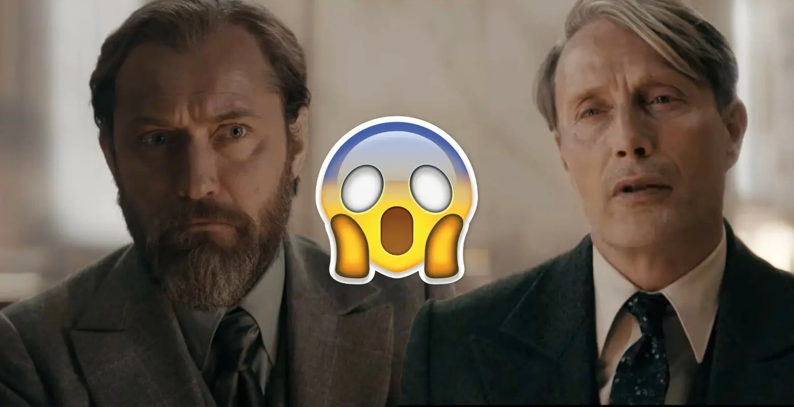Una escena entre Dumbledore y Grindelwald en Animales Fantásticos