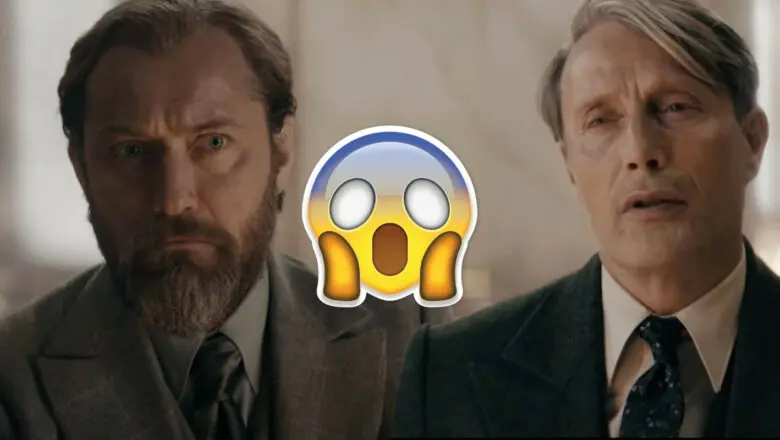Una escena entre Dumbledore y Grindelwald en Animales Fantásticos