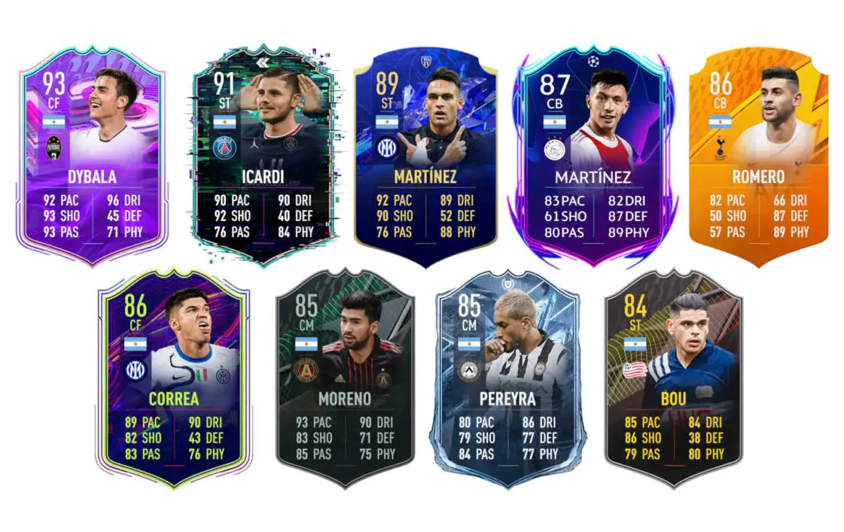 Links naranjas Erik Lamela FUT Birthday FIFA 22 Ultimate Team