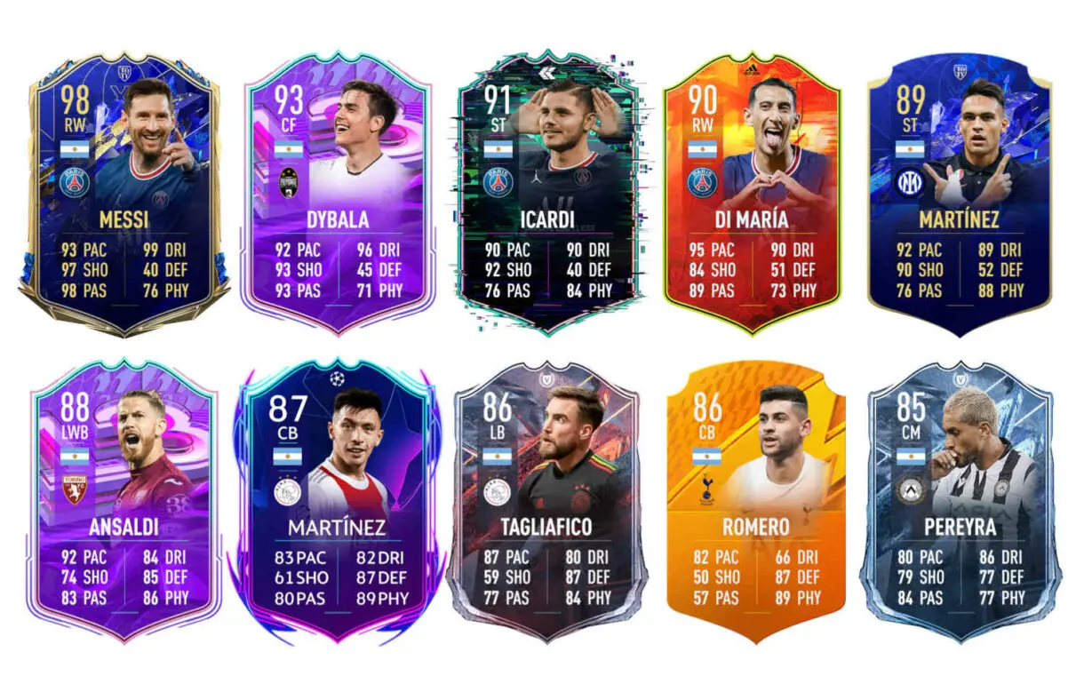 Links naranjas Lo Celso Fantasy FUT FIFA 22 Ultimate Team