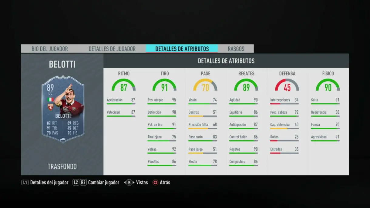 belotti trasfondo link naranja ogbonna flashback fifa 20
