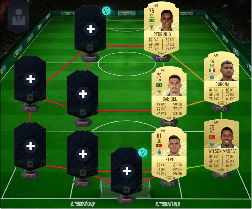Combinación Liga NOS para superar los objetivos de Corona TOTS FIFA 21 Ultimate Team