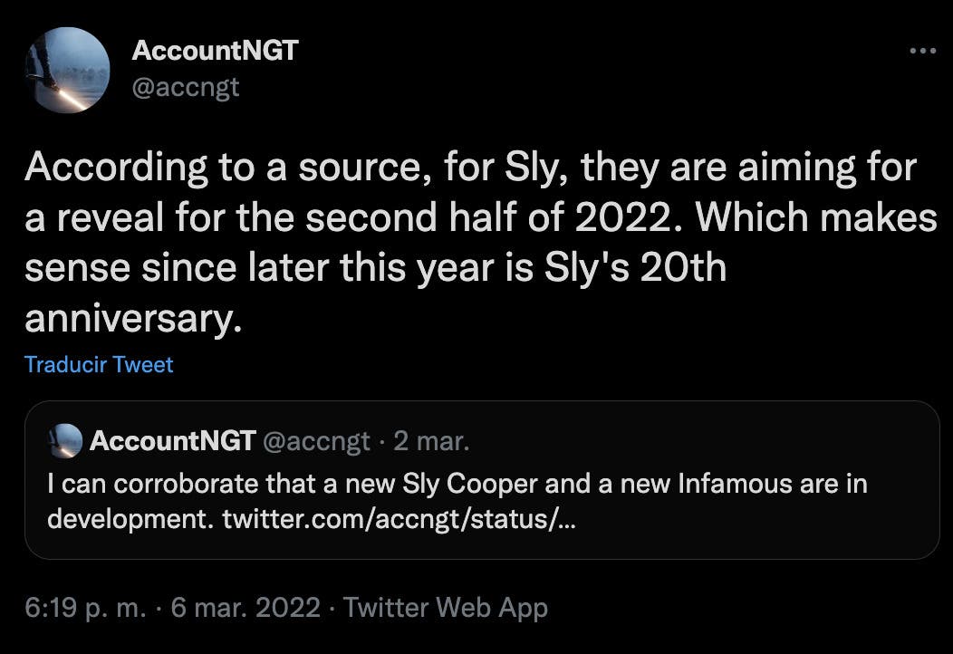 Abaixo-assinado · SLY COOPER 5 ·