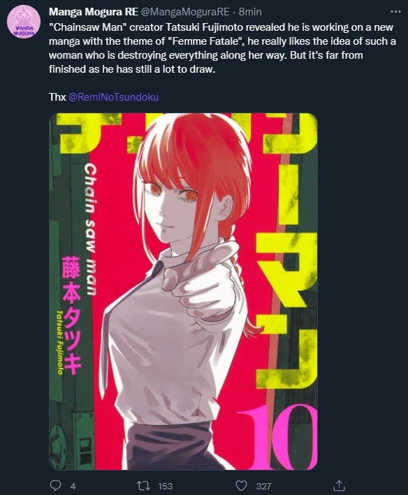 chainsaw tuit nuevo manga
