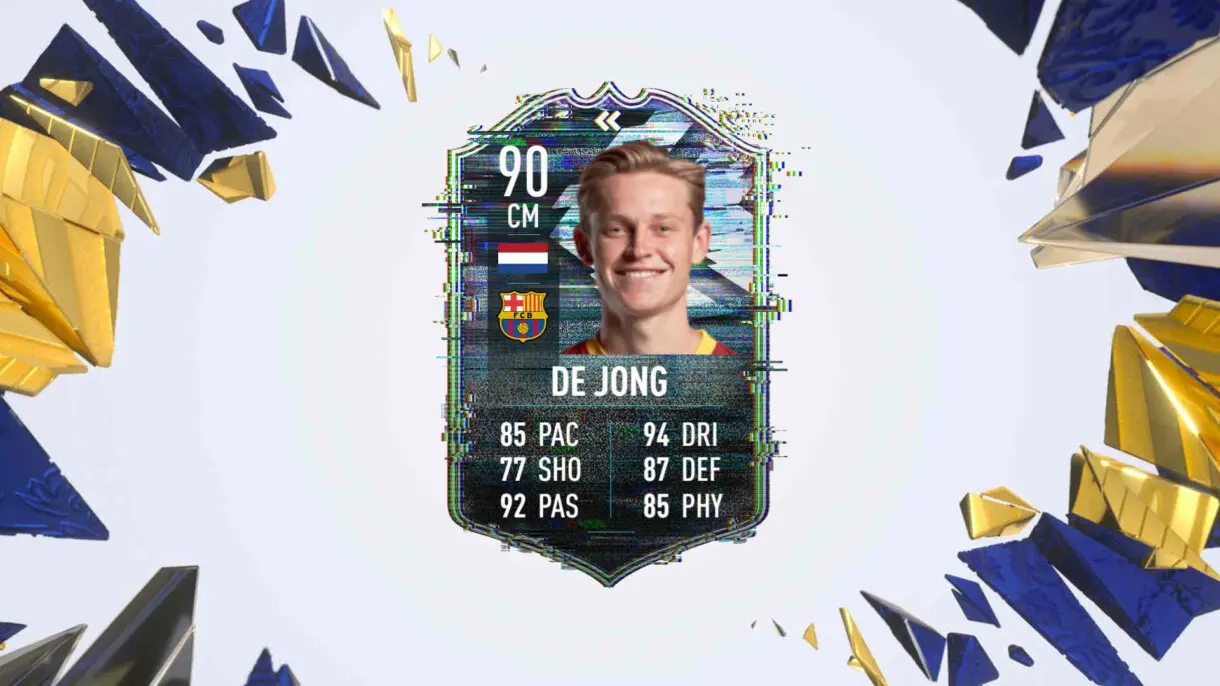 Hipotética carta De Jong Flashback FIFA 21 Ultimate Team