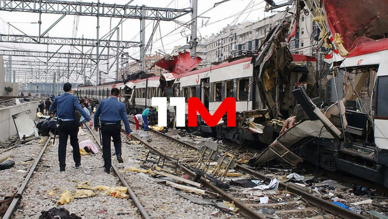 Imagen del trágico ataque terrorista del 11M