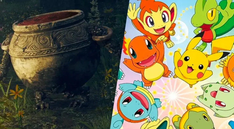 Imagen de El Hombre Vasija de Elden Ring se fusiona con Pokémon en este espectacular fan-art