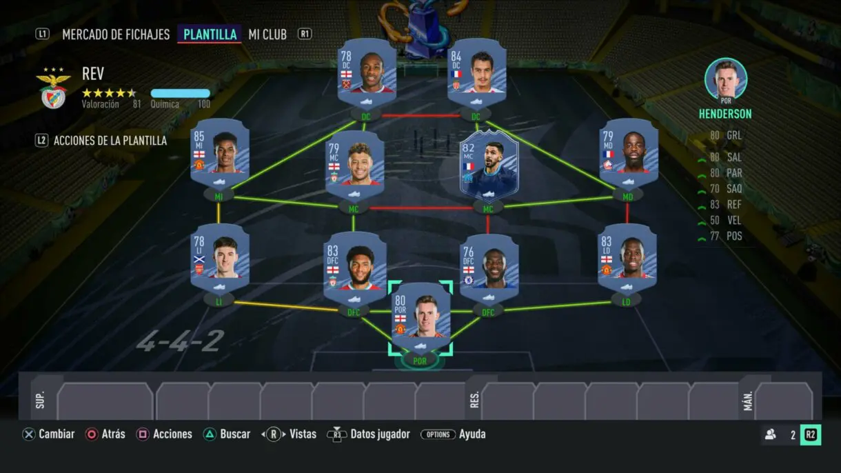 Híbrido mucho más asequible Inglaterra y Francia 4-4-2 para superar los objetivos de Alessandrini y Tavernier FUTTIES FIFA 21 Ultimate Team
