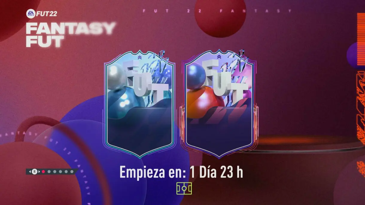 Pantalla de carga confirmando Fantasy FUT FIFA 22 Ultimate Team