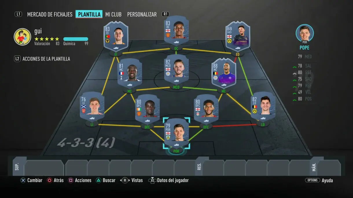 fifa 20 equipo guia kane moments