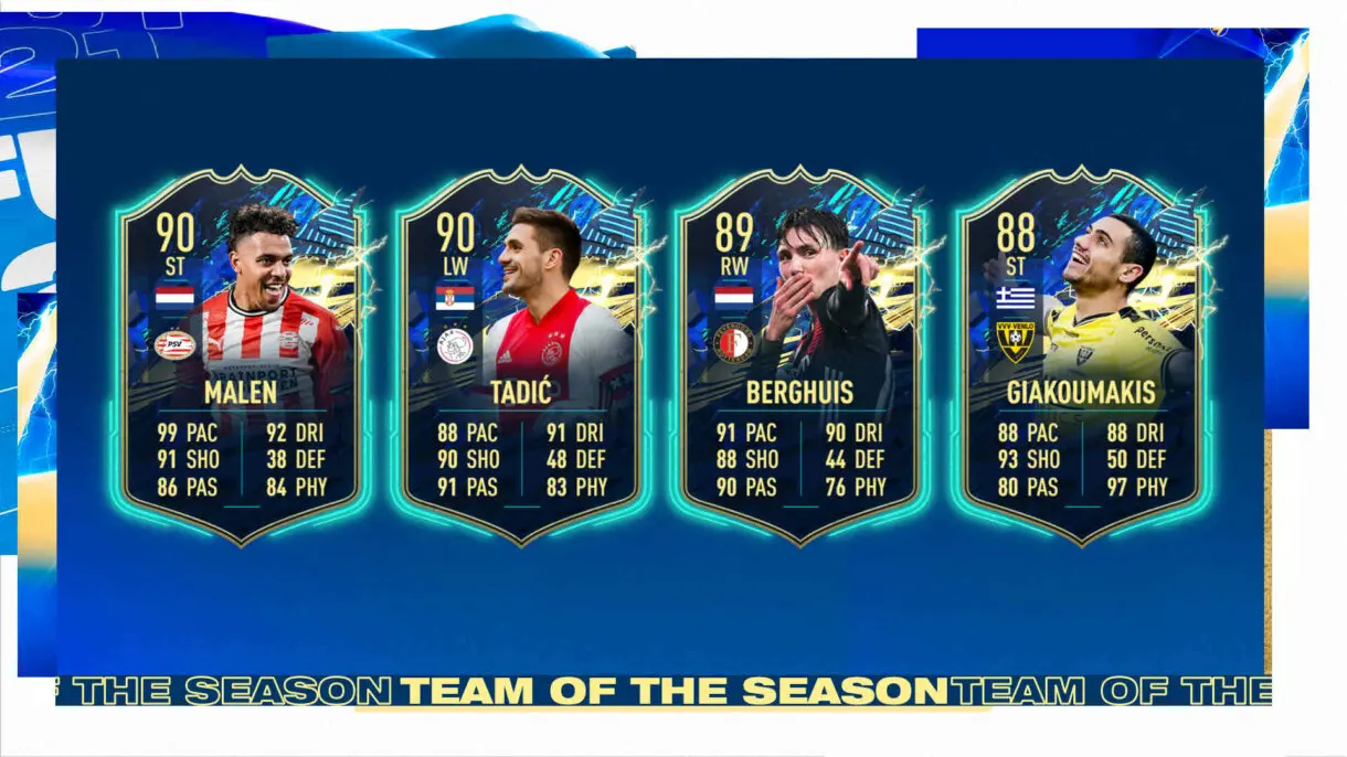Atacantes TOTS Eredivisie FIFA 21 Ultimate Team