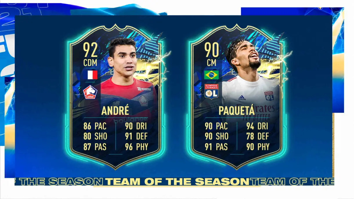 Cartas centrocampistas TOTS Ligue 1 FIFA 21 Ultimate Team
