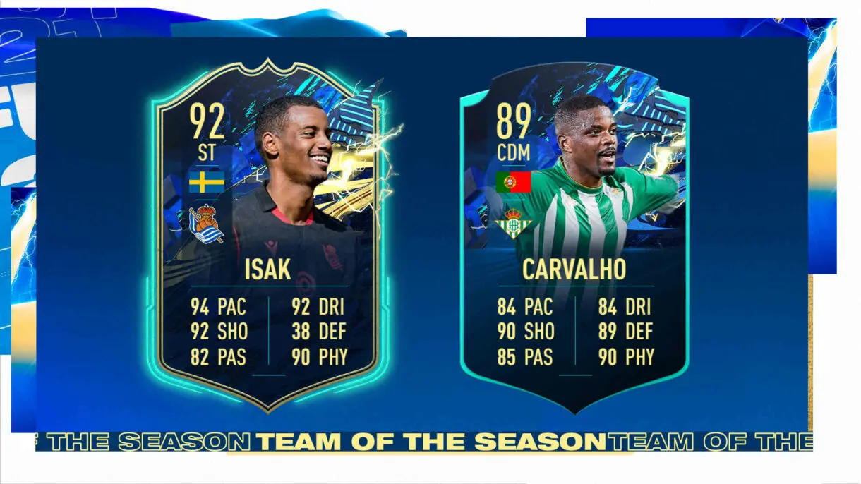 Cartas gratuitas TOTS Liga Santander FIFA 21 Ultimate Team